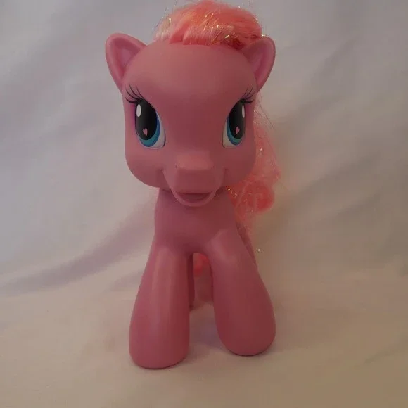 My Little Pony Pinkie Pie 8” Tall Styling Glitter Hair Pony MLP 2008 - Picture 3 of 8